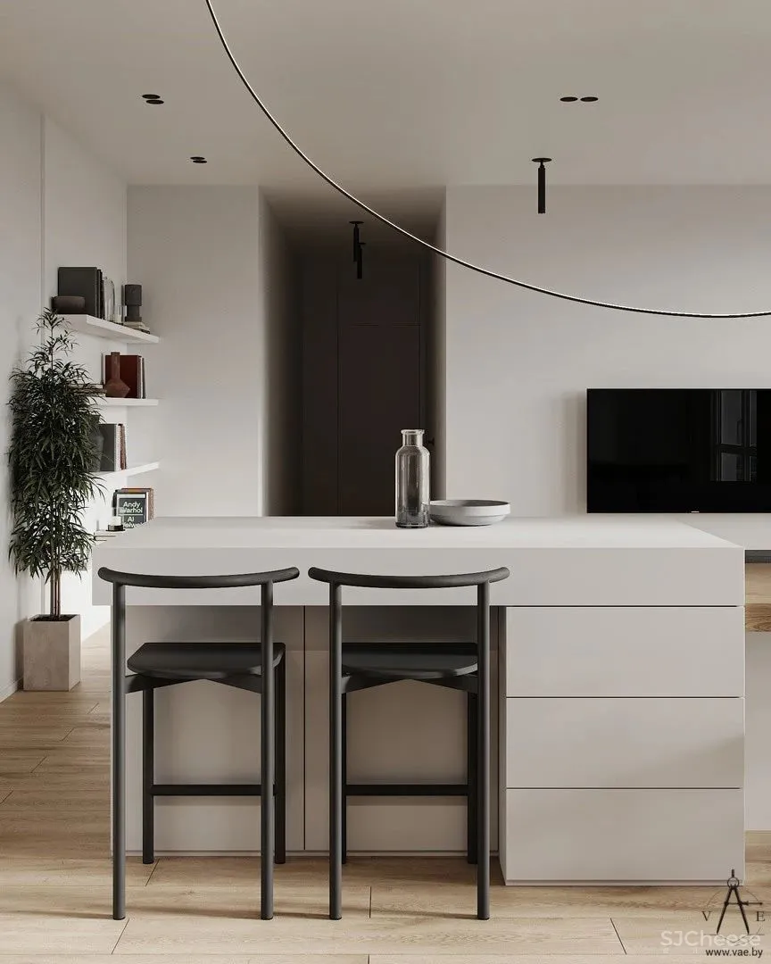 88㎡现代家居,简约而优雅!