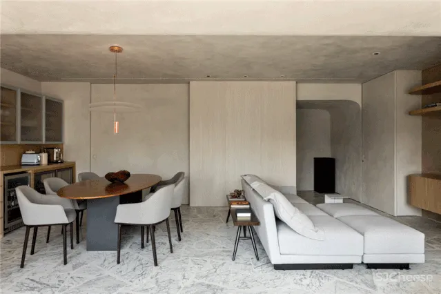 165㎡ 两室一厅, 阳台这样设计让客厅增大一倍