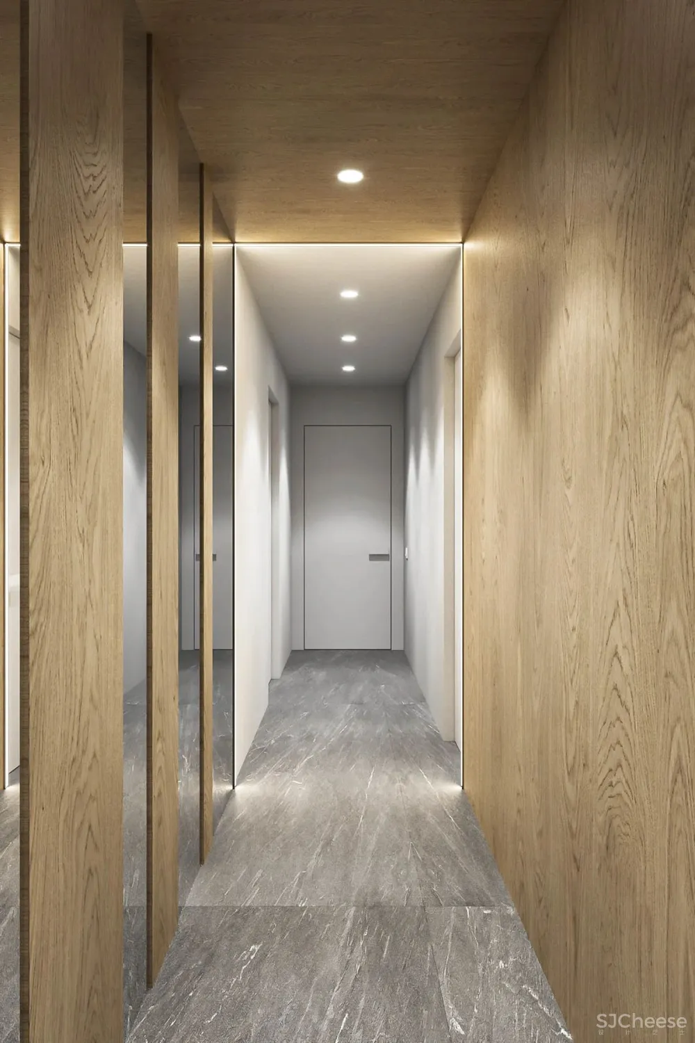 大理石与木材结合,让家更有质感!