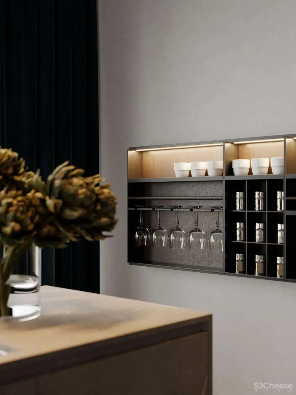 撞色高级灰私宅,彰显极简生活的至高美学!