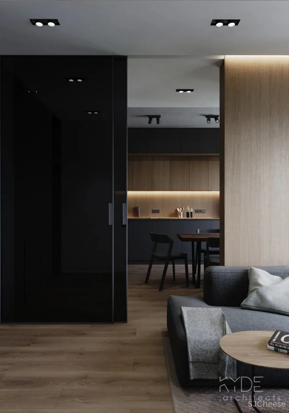 黑白灰 原木,超有格调的简约设计!