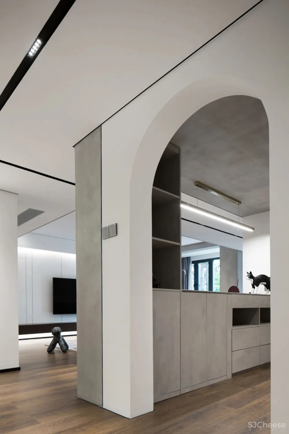 200㎡住宅 流动的光线 赋予生活诗意