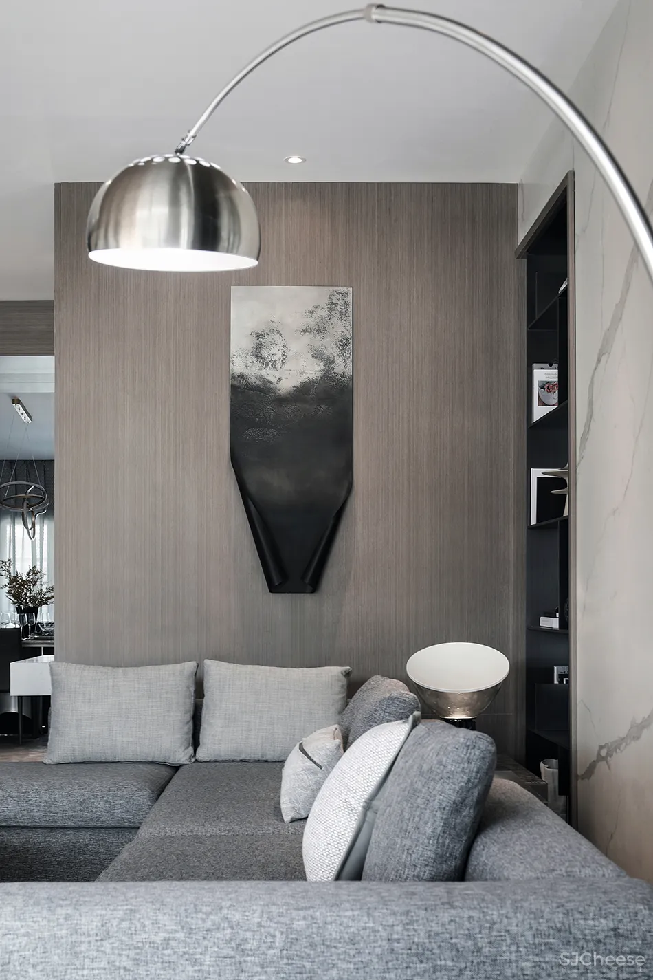 200㎡简雅高级灰，气质非凡的设计格调！