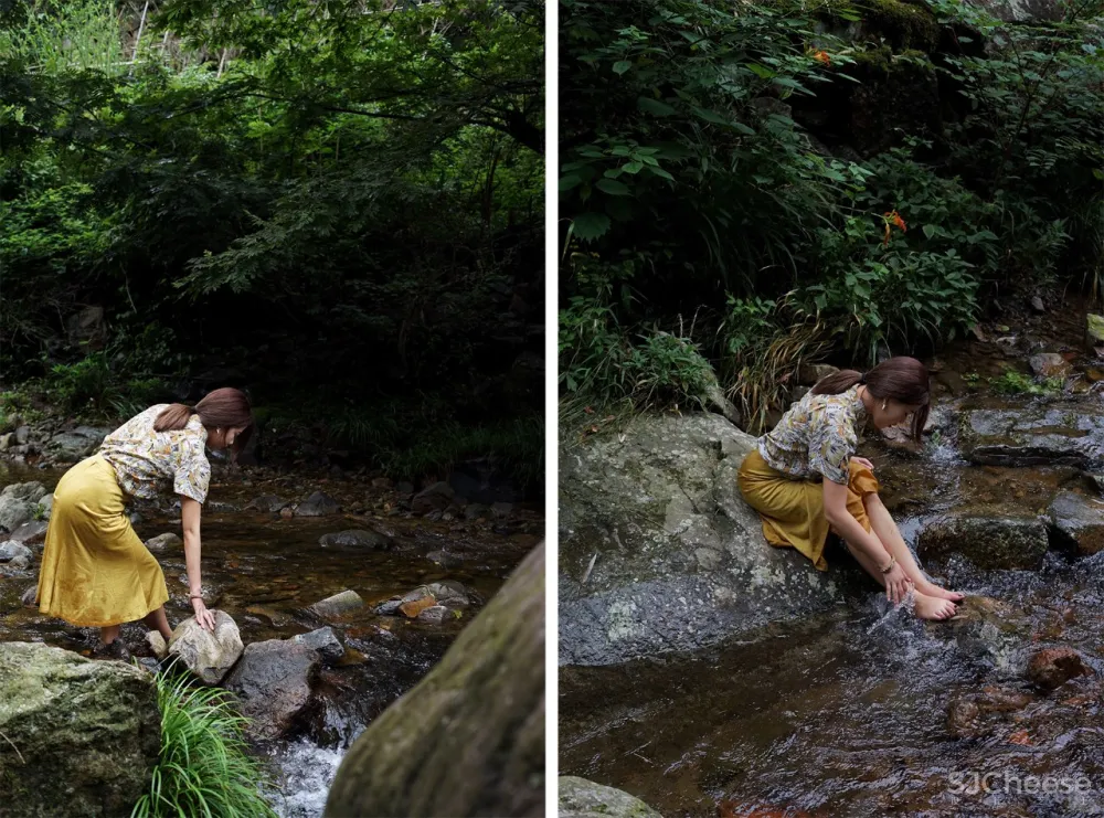 新挖到的隐秘玩水地, 直接睡入山溪间! 还原宫崎骏动漫里的夏天, 秒回无拘束童年时光