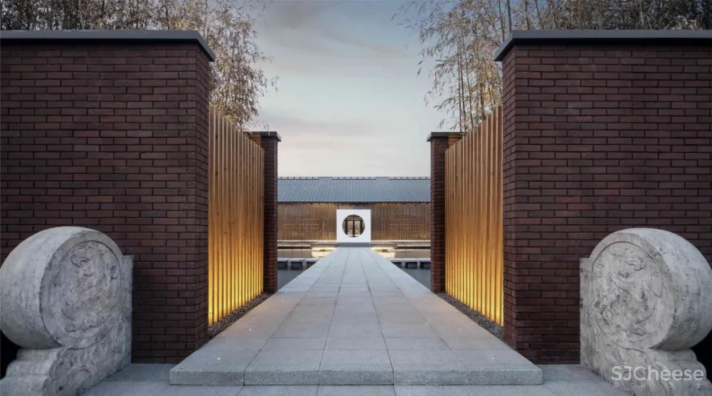 唤醒诗意的售楼中心——月印万川丨隐屏带你隐逸山居