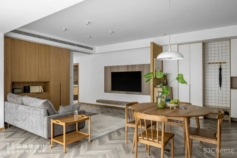 精致日式，打造交流互动空间 宏福樘设计