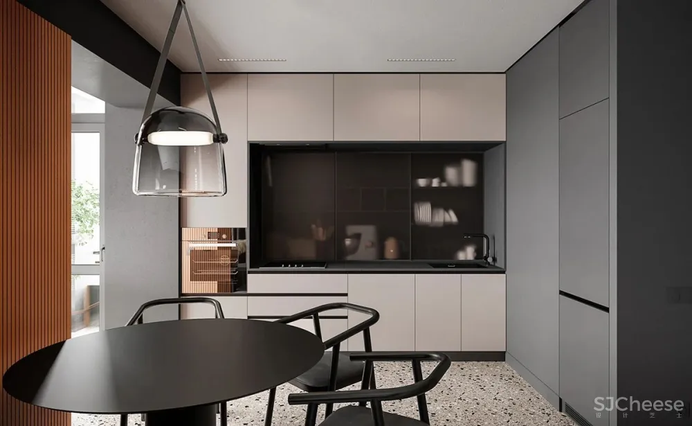 70㎡ 小户型,把阳台改成小吧台美观又实用!