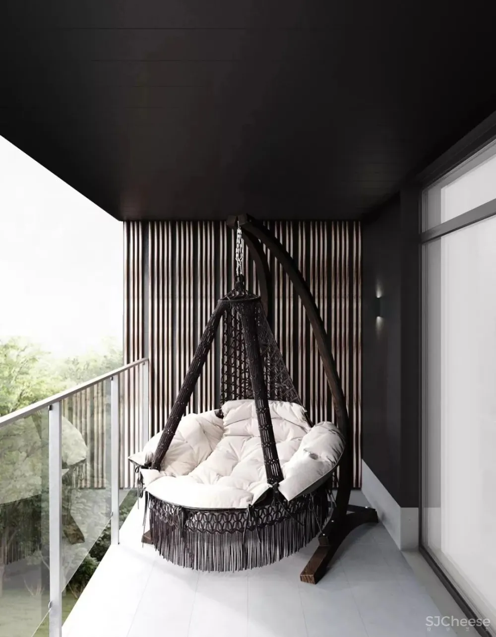 90后医生120㎡简约不失精致的家,卧室地台太棒了!