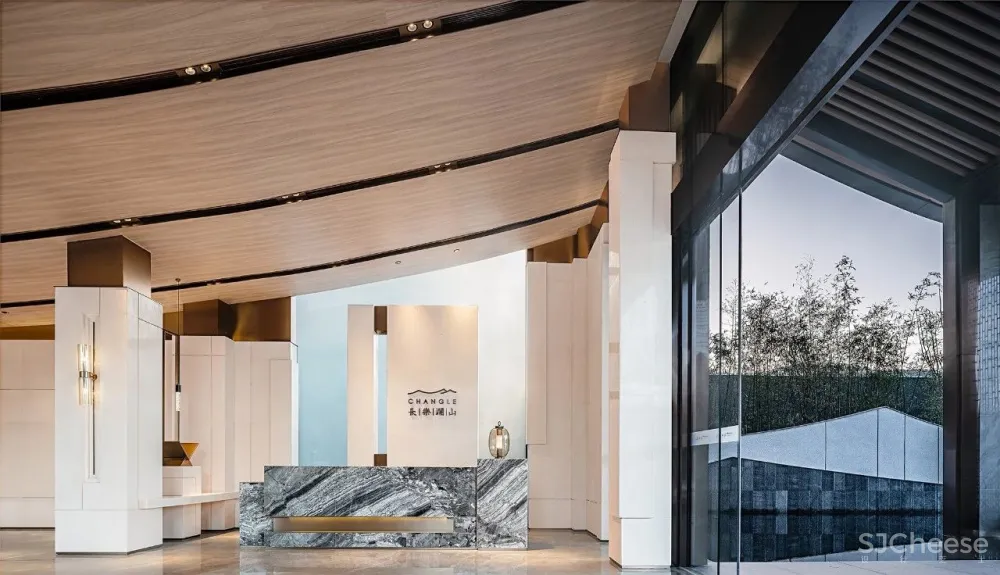 意巢设计丨长沙万科大家品牌生活馆:诗意沁然,与自然呼应共生