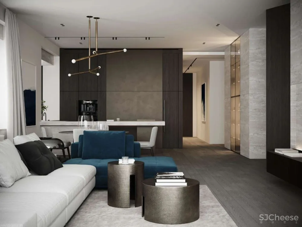 简约清新的自然新居,充满仪式感的平层大宅