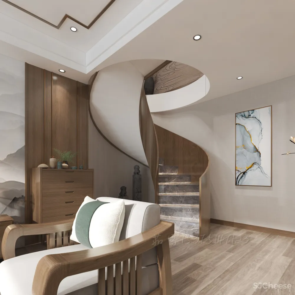 新中式复式淡雅风