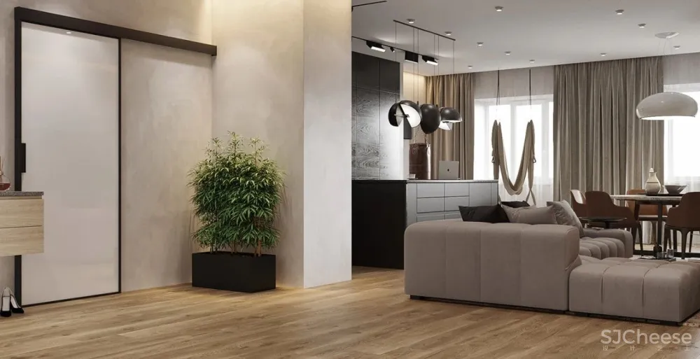 舒适的高级灰空间