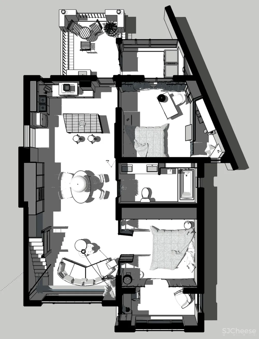 这样的Loft,才是我向往的居住自由!