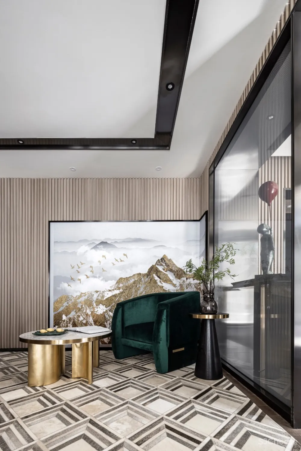 艺居设计 - 400平别墅样板房《简于形,奢于心》