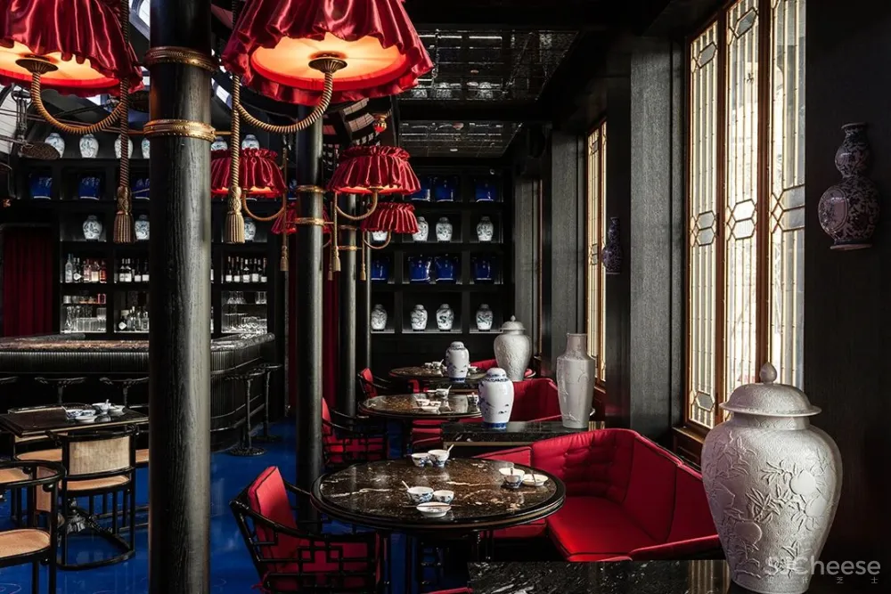 弄设计:得云茶楼成都太古里店,一幅美丽的画卷!