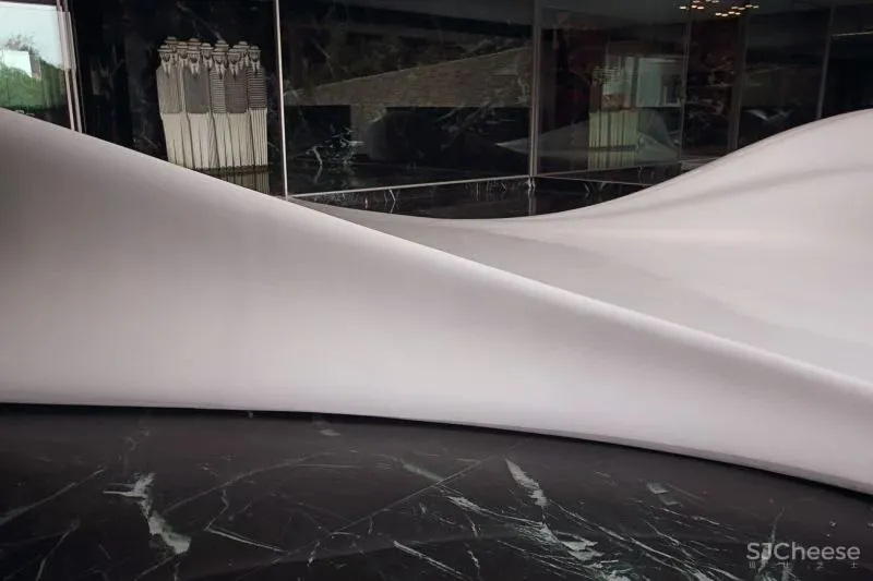 这栋房子用曲线大理石做外墙,张扬的个性之美!