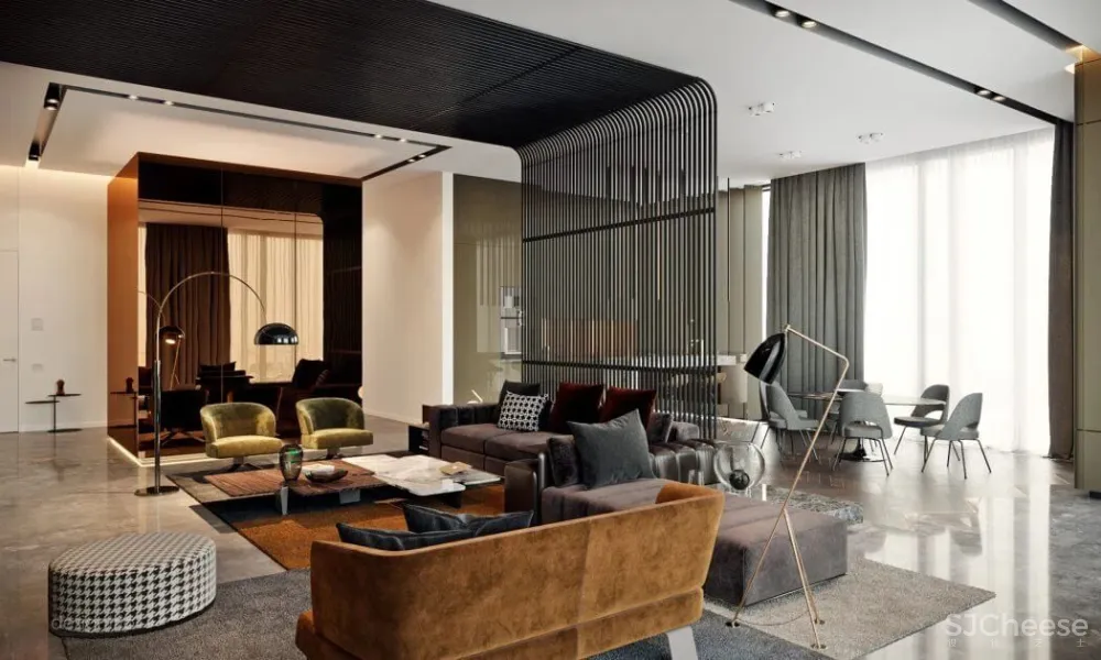 100个·轻奢系客厅设计