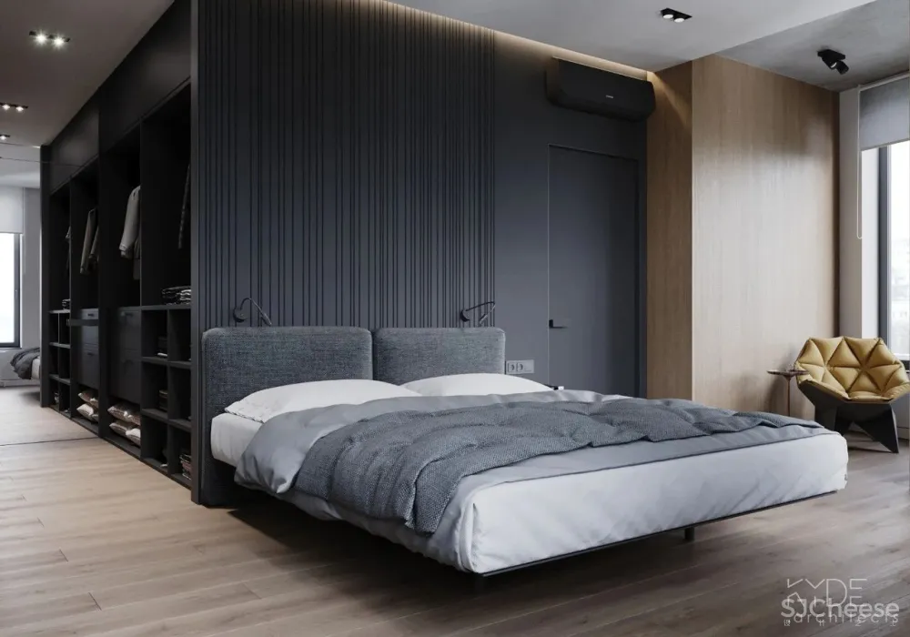 黑白灰 原木,超有格调的简约设计!