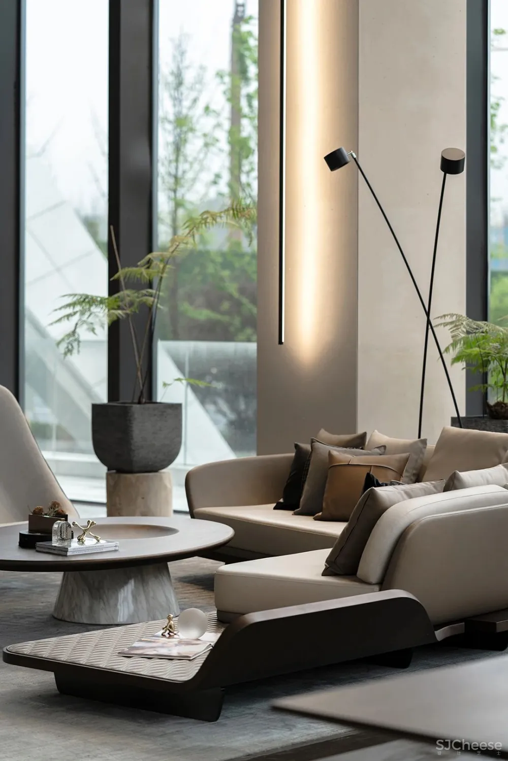 郭捷 x 华润:将点、线、面 做到极致,极简空间才有的高级感!