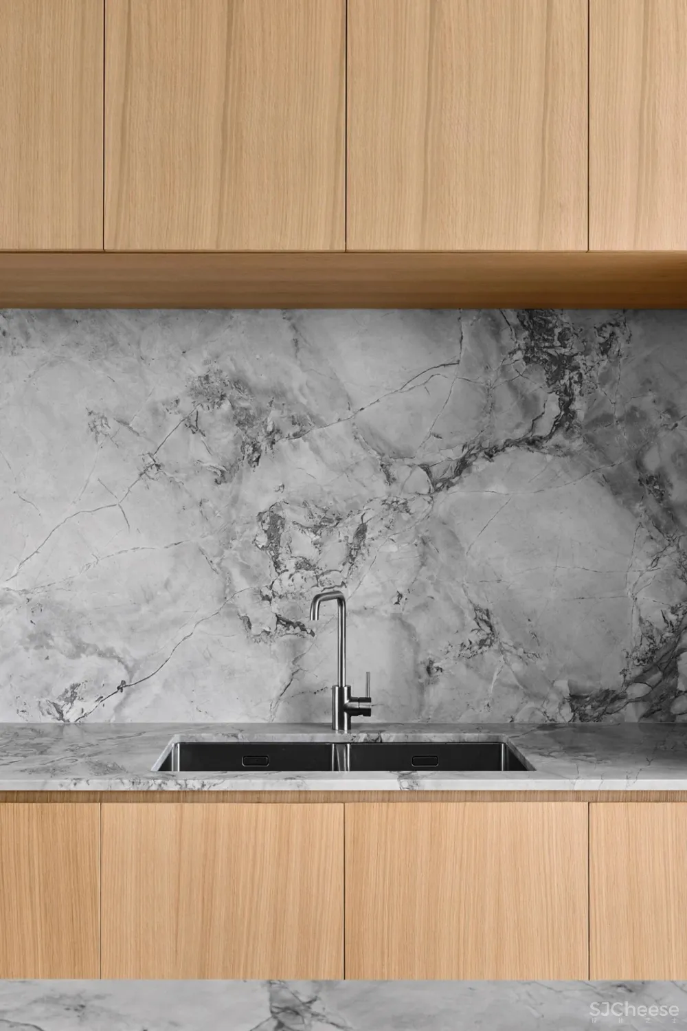 仓库改造成住宅, 弯曲的黄铜墙面惊艳了整个家