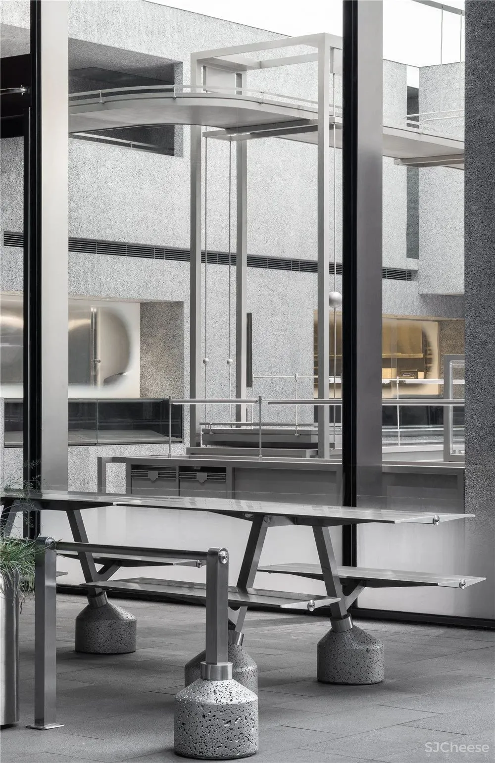 Das Lab新作丨后工业时代的机械美学喜茶体验店