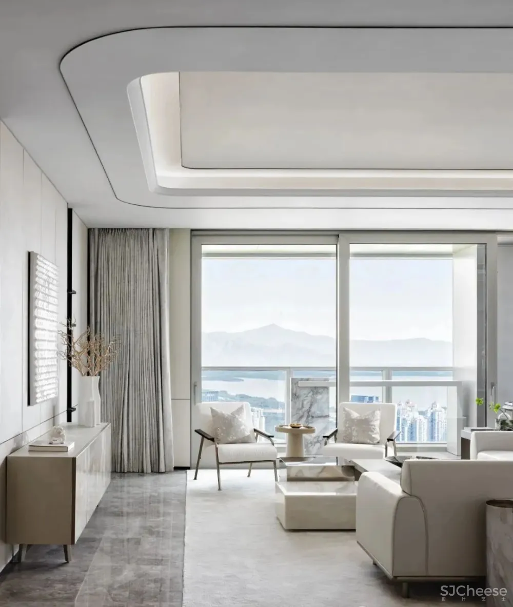 梁志天-梁景华硬装 葛亚曦软装 深圳侨城一号顶级豪宅 A户型304㎡E户型248㎡