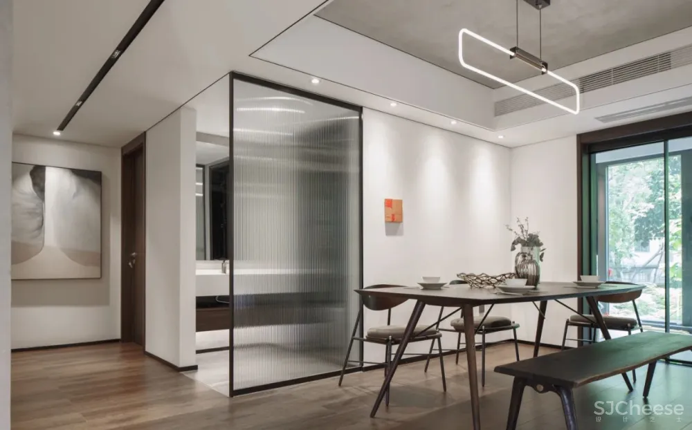 200㎡住宅 流动的光线 赋予生活诗意