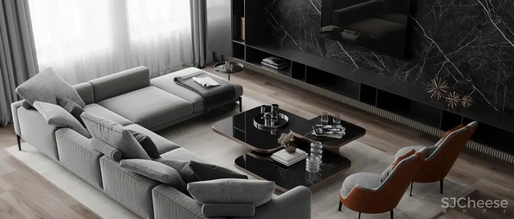 光有黑白灰太冷,试试这样搭配更出彩