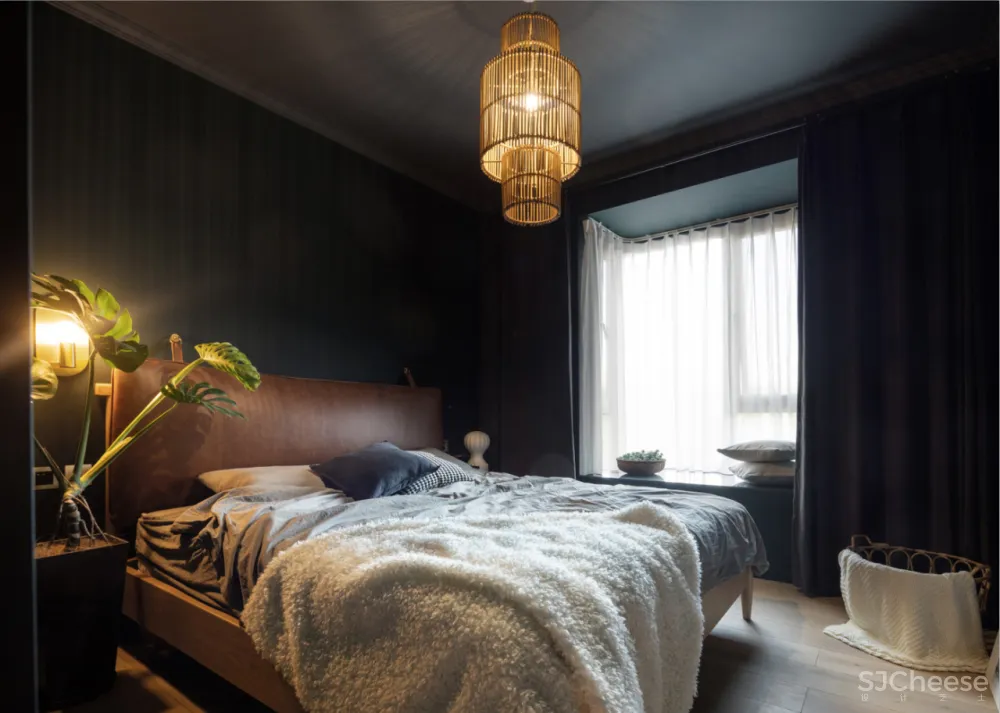 北京姑娘的63m²一室,满是植物标本、墨绿色彩!网友直呼:有仙气!