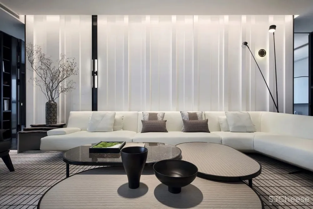 三套轻奢风豪宅样板房,细节成就高品质!