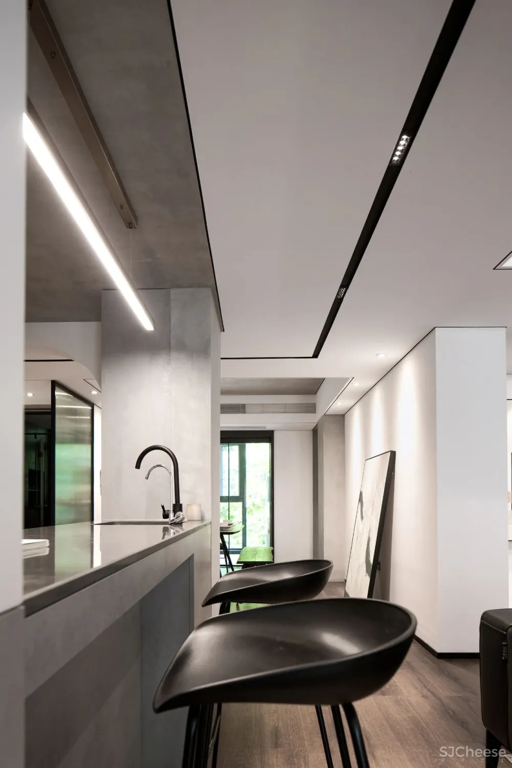 200㎡住宅 流动的光线 赋予生活诗意