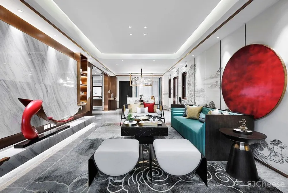 530㎡联排别墅,超美还是新中式!