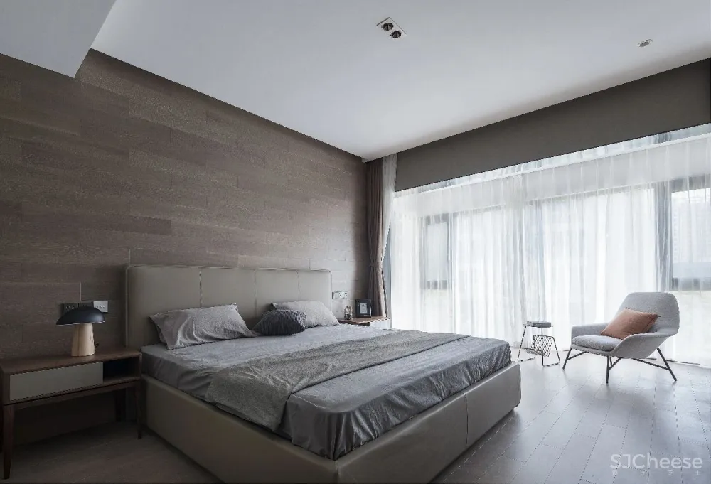 建筑师与老师的190㎡叠墅,一家四口,简单黑白灰,打造极简品质空间。