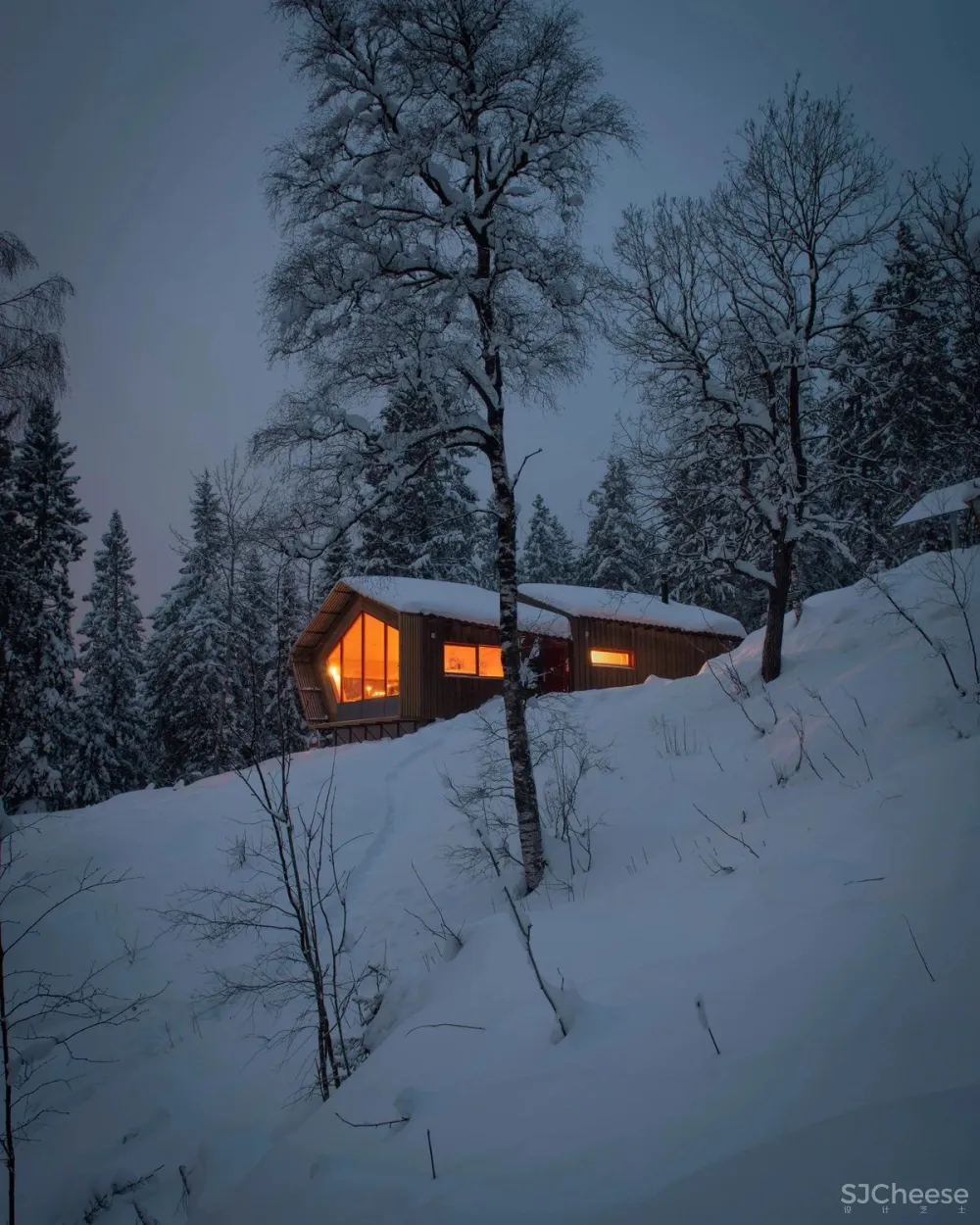 这座全景自助客舱，位于奥斯陆最美丽森林中，一晚仅接待10人，需提前预定