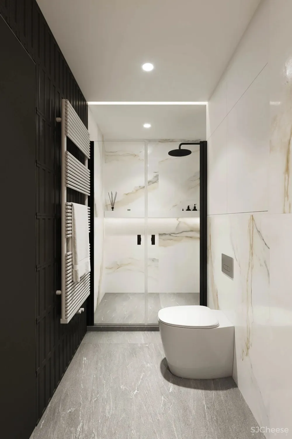 大理石与木材结合,让家更有质感!