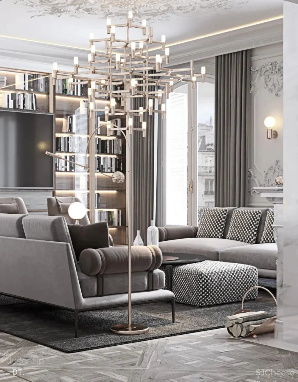 100个·轻奢系客厅设计