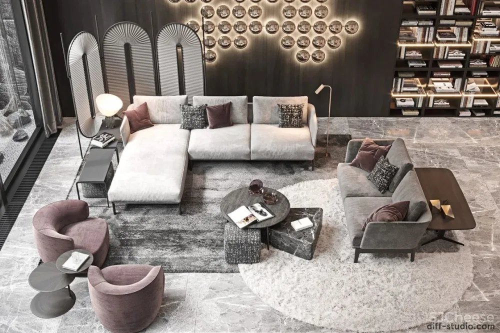 Diff新作 北京轻奢私宅,质感满分!