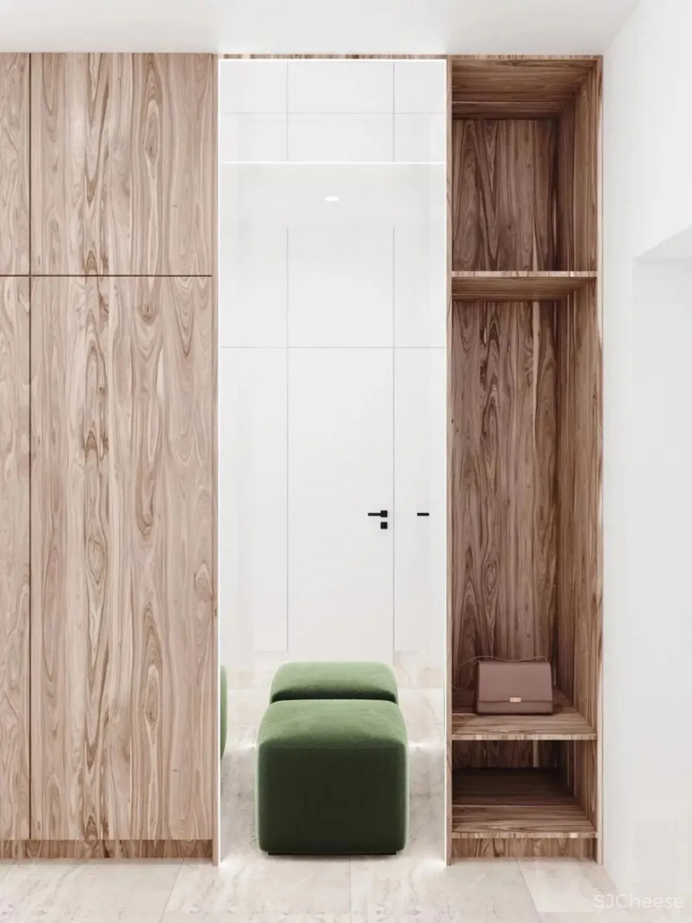 90后医生120㎡简约不失精致的家,卧室地台太棒了!