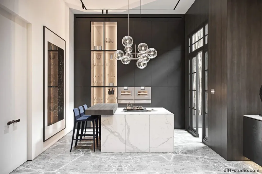 Diff新作 北京轻奢私宅,质感满分!