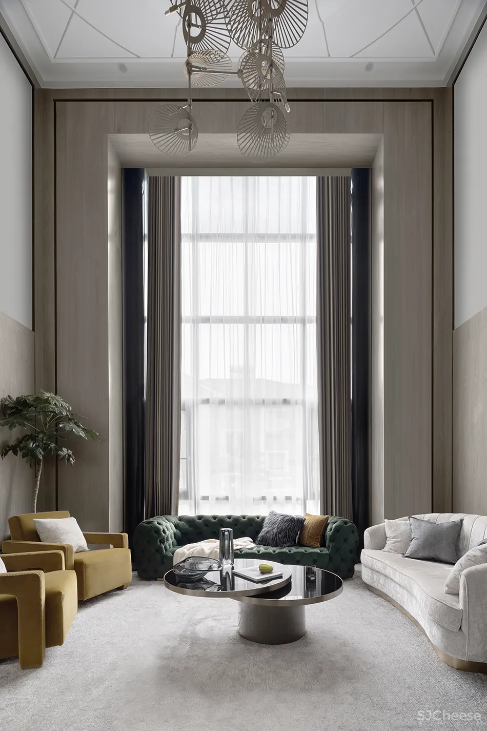 首发 I 700㎡私人别墅,超美的色彩设计!