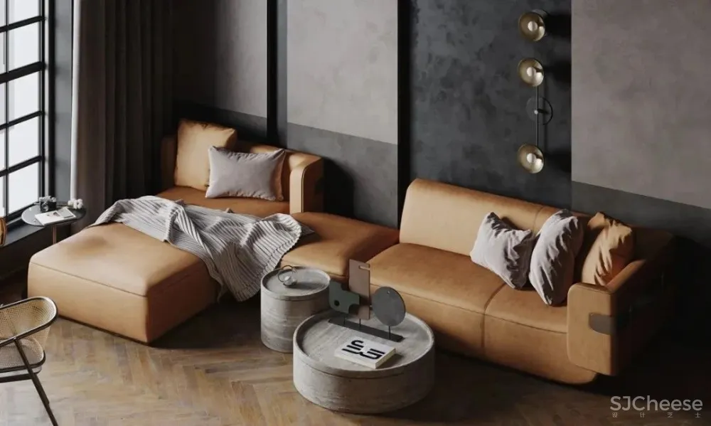 芥末黄 高雅灰住宅,编织优雅知性生活!