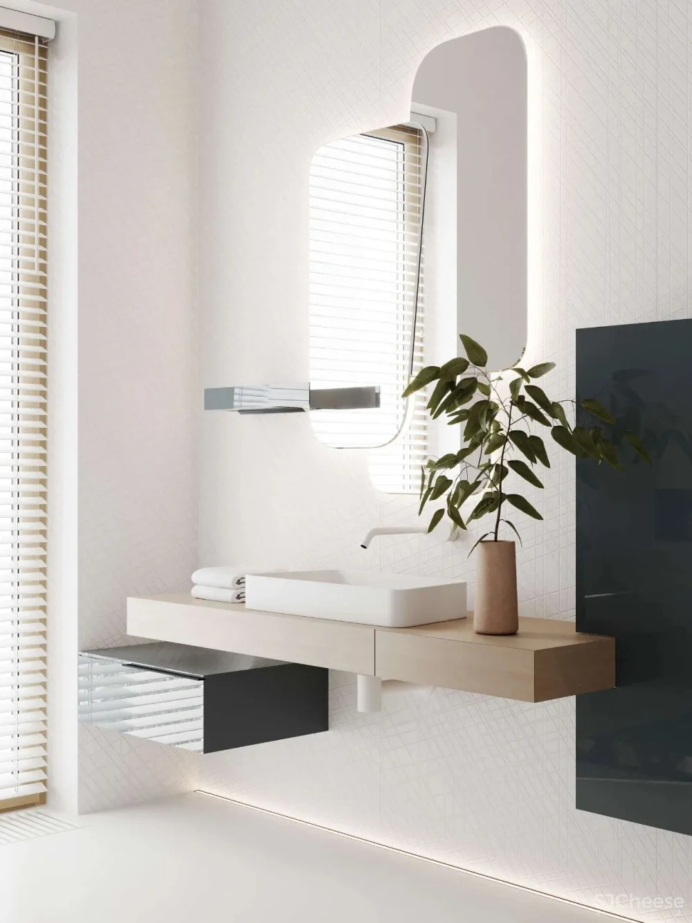 简约清新的自然新居,充满仪式感的平层大宅