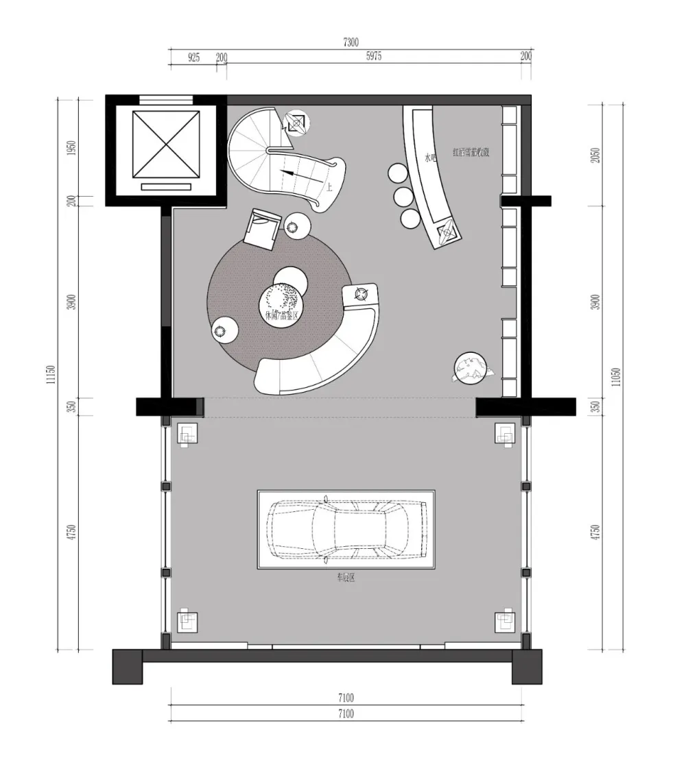大研建筑设计 天津大院样板房