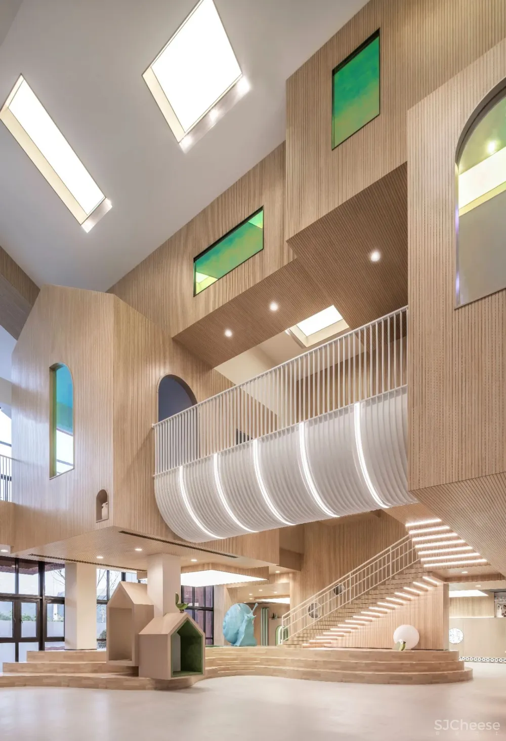 谁说幼儿园的设计千篇一律!看看这个与众不同的案例吧!