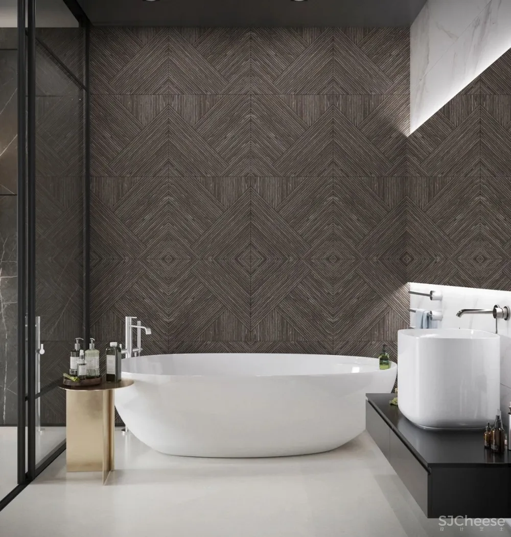 55㎡现代一居室,黑色 木色,舒适大方!