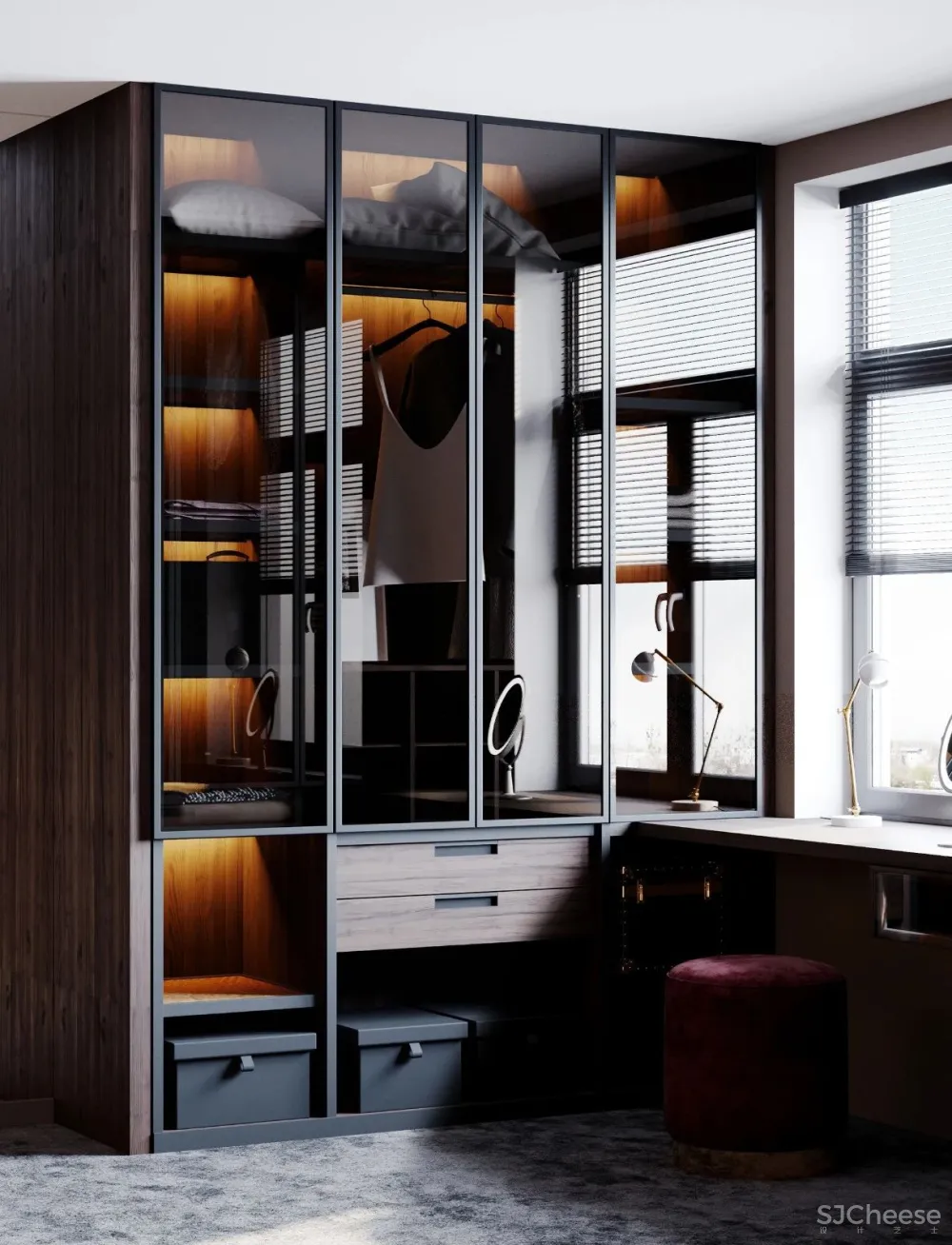 86㎡优雅紫私宅，令人无法抗拒的知性美！