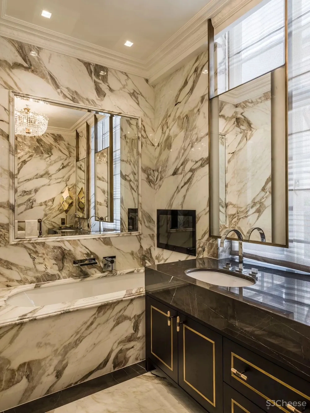 【搭-配】South Audley Street Apartment 艺术与功能性的完美结合