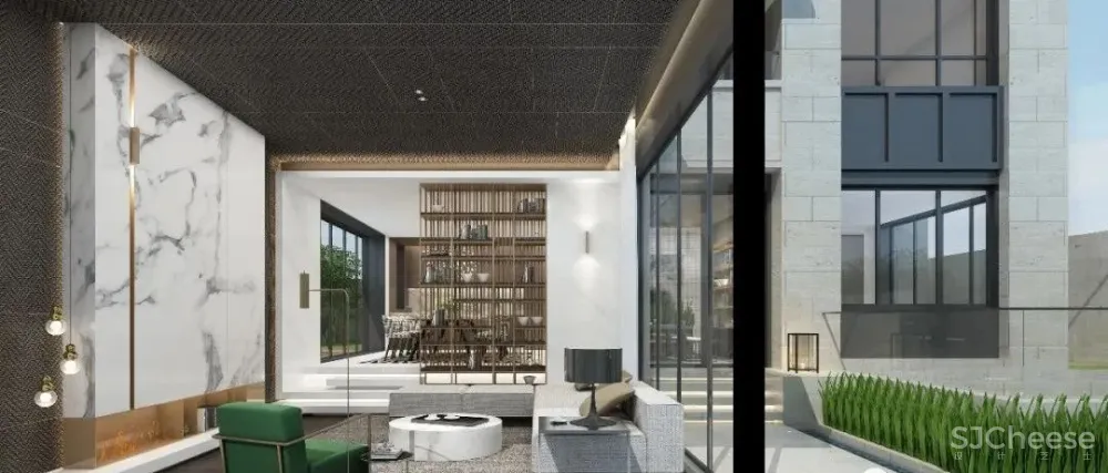 李玮珉新作 南京仁恒「凤凰山居」大吉别墅 效果图和实景照片