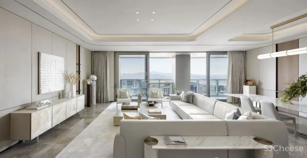 梁志天-梁景华硬装 葛亚曦软装 深圳侨城一号顶级豪宅 A户型304㎡E户型248㎡