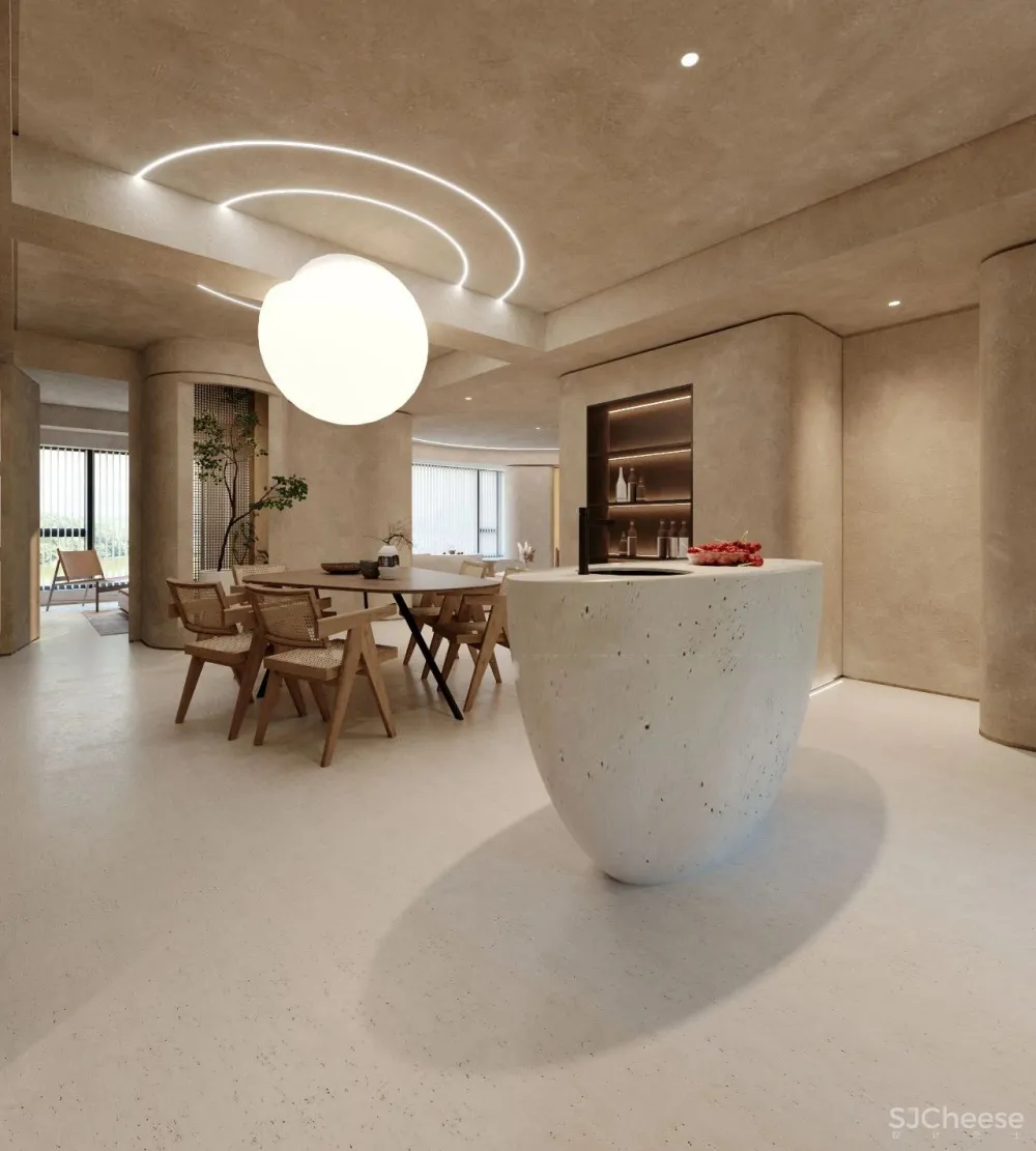 现代设计美学撞上侘寂风,演绎自然的设计美学!